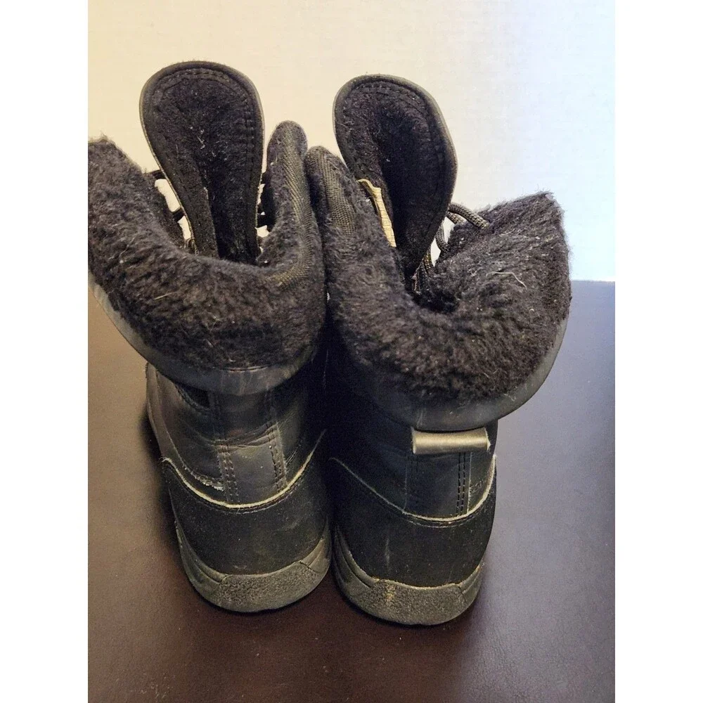 Ugg S/N 1098890k Lace Up Ankle Boots Black Size US 5 Winter Boot